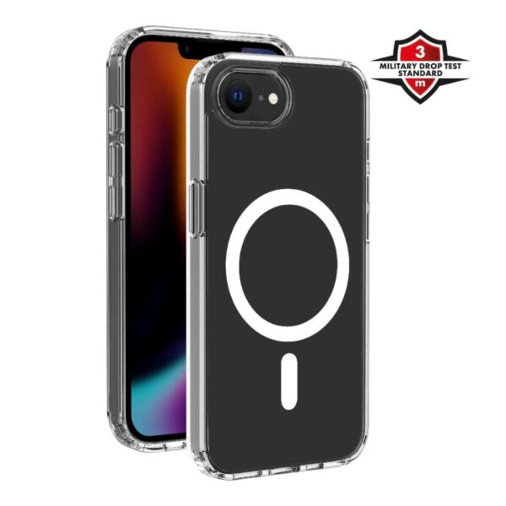 iPhone 17e / 16e X2O Mag Clear Skal - MagSafe Kompatibel - Genomskinlig