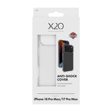 iPhone 18 Pro Max / 17 Pro Max X2O Anti-Shock Skal - Genomskinlig