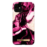 iPhone 11 iDeal of Sweden Fashion Skal - Golden Ruby Marble