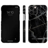 iPhone 12 / 12 Pro iDeal of Sweden Fashion Skal - Black Thunder Marble