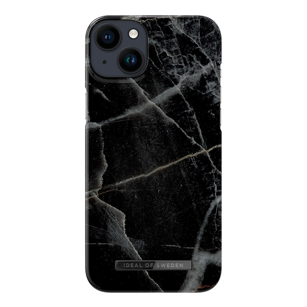 iPhone 14 Plus iDeal Of Sweden Fashion Skal - Black Thunder Marble