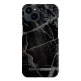 iPhone 14/13 iDeal Of Sweden Fashion Skal - MagSafe-kompatibelt - Black Thunder Marble