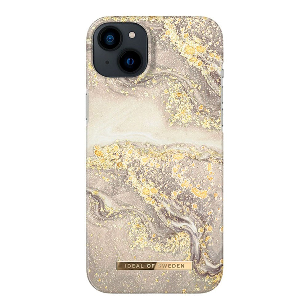 iPhone 14 Plus iDeal Of Sweden Fashion Skal - Sparkle Greige Marble