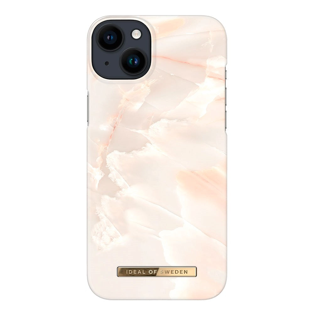 iPhone 14 Plus iDeal Of Sweden Fashion Skal - Rose Pearl Marble