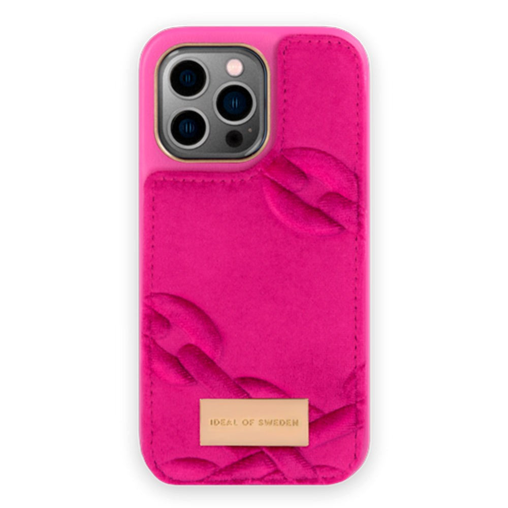 iDeal Of Sweden iPhone 13 Pro Fashion Case Atelier Skal - Velour Hyper Pink