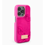 iDeal Of Sweden iPhone 14 Pro Fashion Case Atelier Skal - Velour Hyper Pink