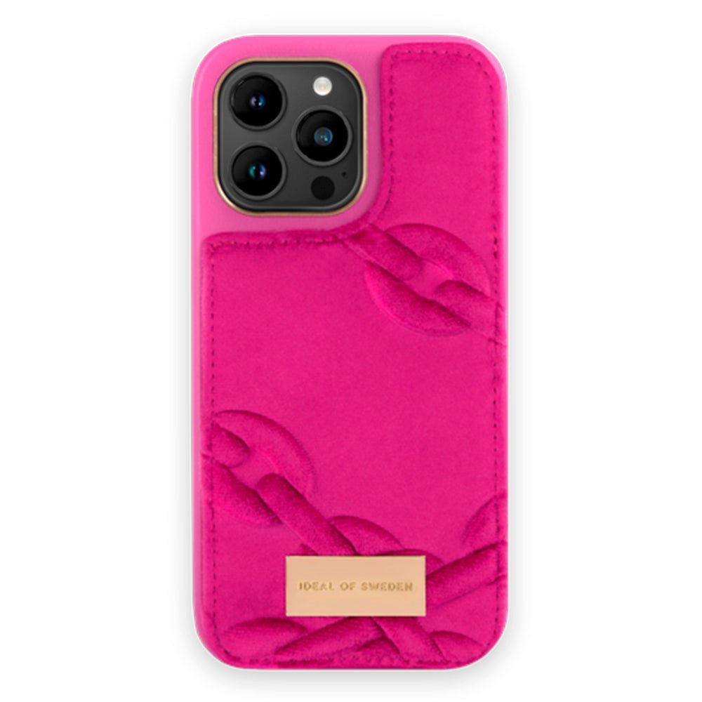 iDeal Of Sweden iPhone 14 Pro Max Fashion Case Atelier Skal - Velour Hyper Pink