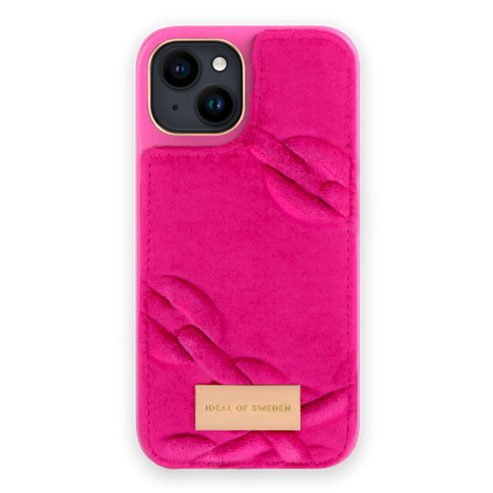 iDeal Of Sweden iPhone 14 / 13 Fashion Case Atelier Skal - Velour Hyper Pink