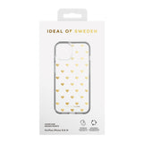 iPhone 14 / 13 iDeal Of Sweden Clear Skal - Golden Hearts