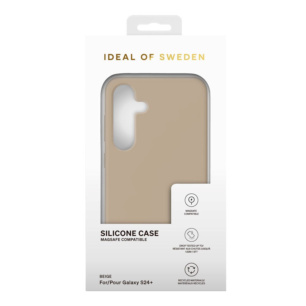 Samsung Galaxy S24+ (Plus) iDeal Of Sweden Silicone Skal - MagSafe-Kompatibelt - Beige