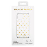 iPhone 12 / 12 Pro iDeal Of Sweden Clear Skal - Golden Hearts