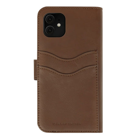 iPhone 11 iDeal Of Sweden Magnet Wallet+ Plånboksfodral - Brun