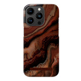 iDeal Of Sweden iPhone 14 Pro Fashion Skal - Dark Amber Marble