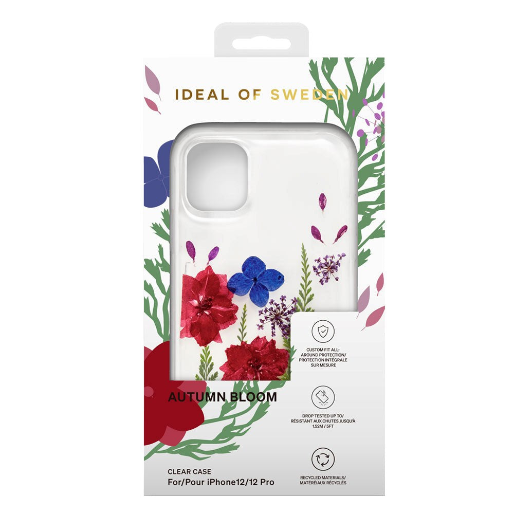 iPhone 12 / 12 Pro iDeal Of Sweden Clear Skal - Autumn Bloom