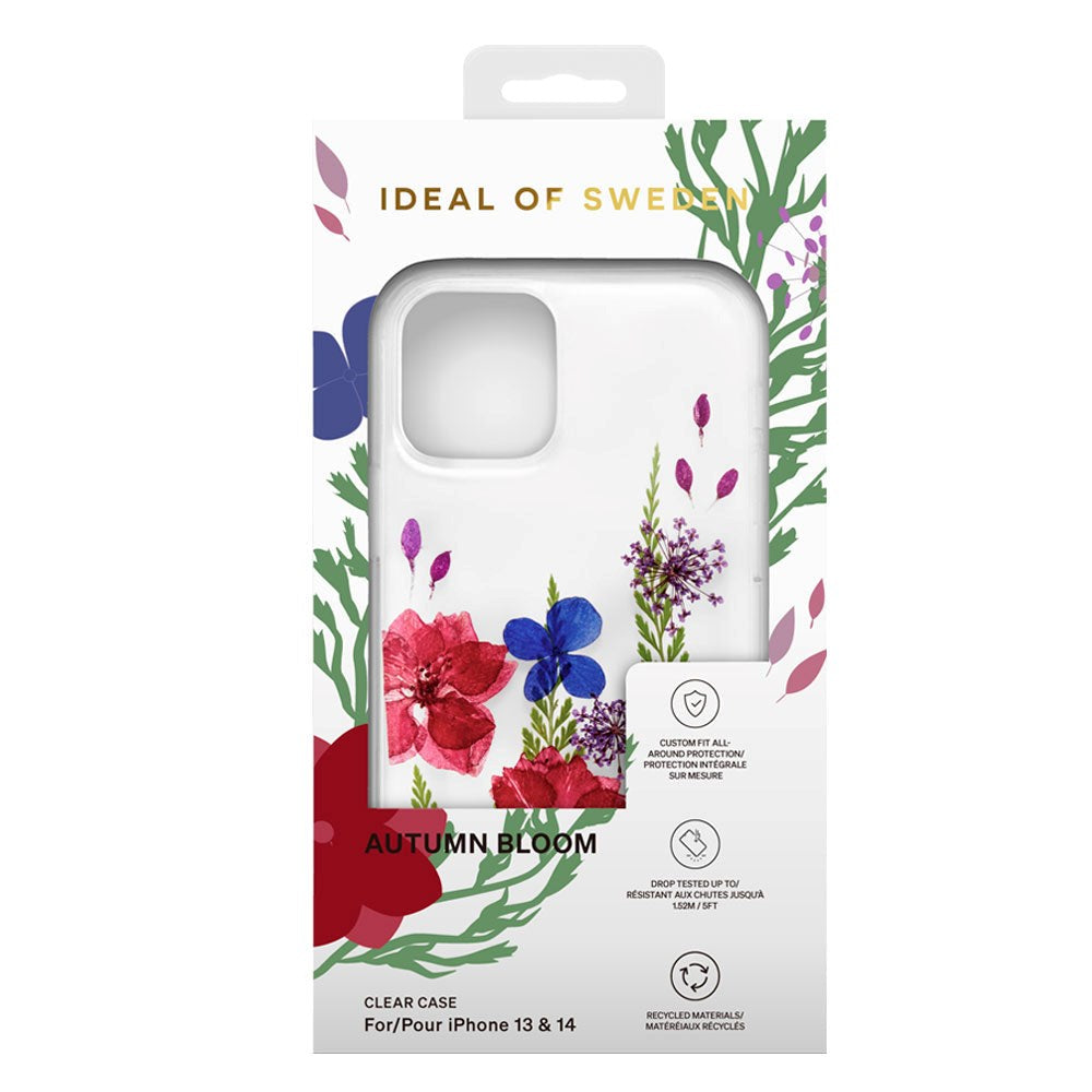 iPhone 14 / 13 iDeal Of Sweden Clear Skal - Autumn Bloom