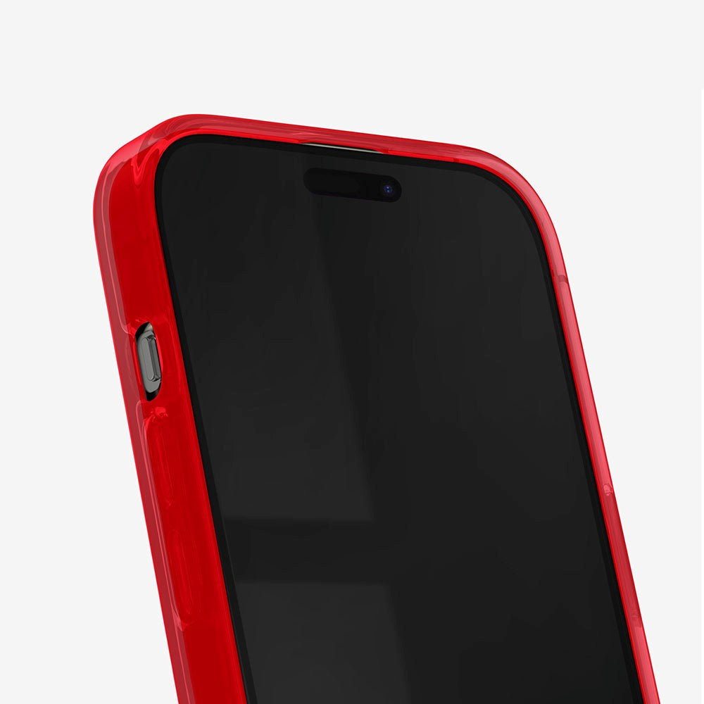 iPhone 15 Pro iDeal Of Sweden Clear Skal - Radiant Red