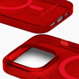 iPhone 15 Pro Max iDeal Of Sweden Clear Skal - MagSafe-Kompatibelt - Radiant Red