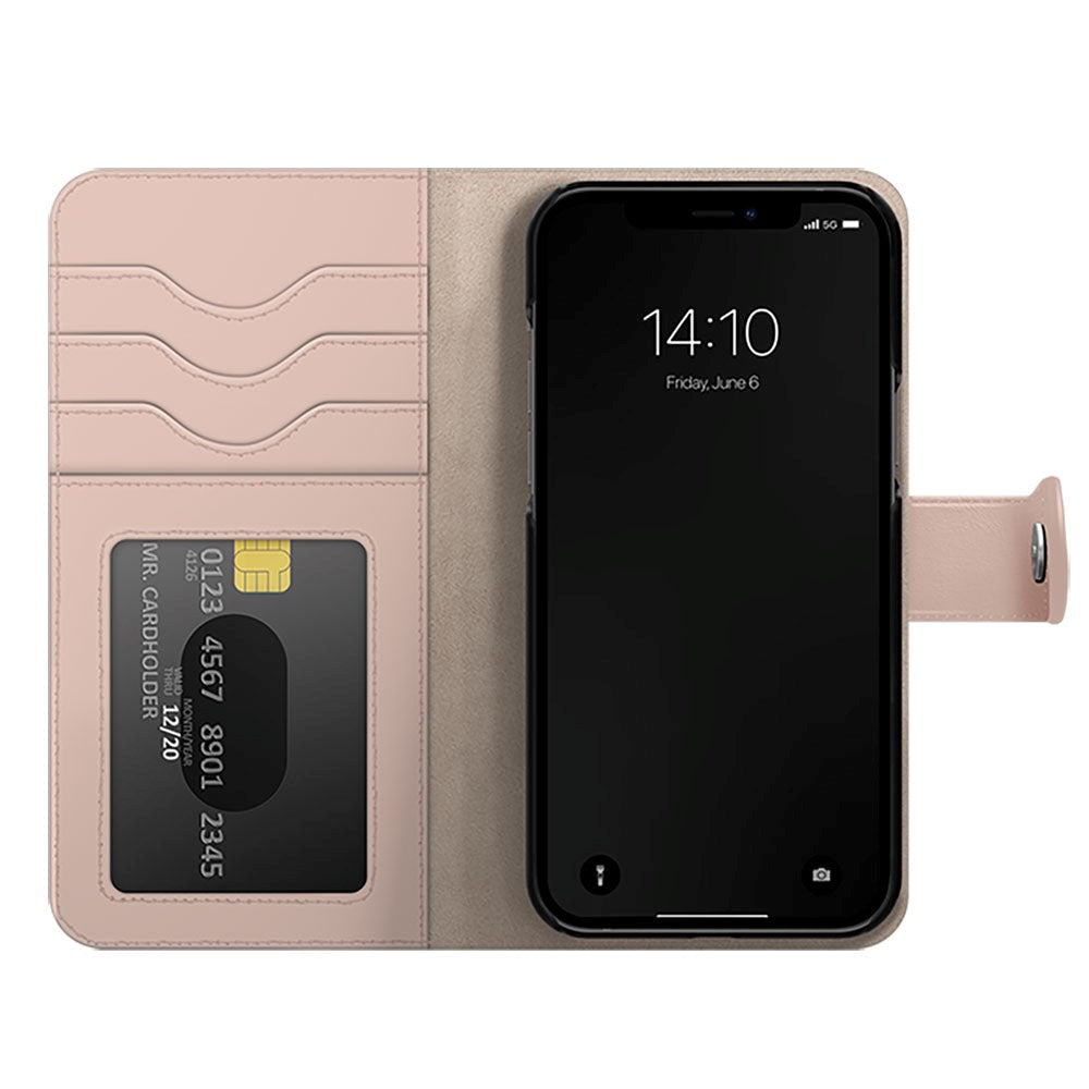 iPhone 12 / 12 Pro iDeal Of Sweden Magnet Wallet+ Plånboksfodral - Pink