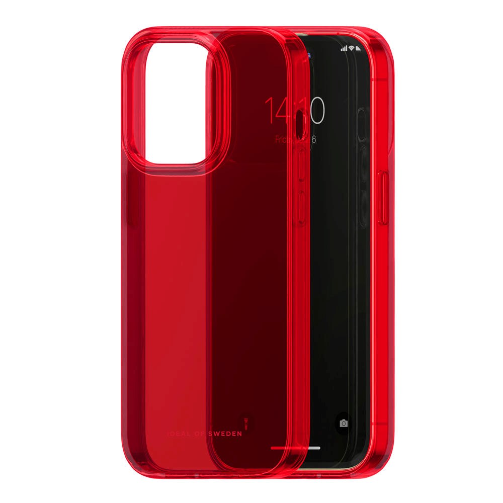 iPhone 14 Pro Ideal Of Sweden Clear Skal - Radiant Red