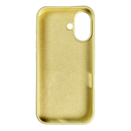 Nudient iPhone 16 Base Silikon Skal - Pale Yellow