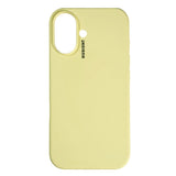 Nudient iPhone 16 Base Silikon Skal - Pale Yellow