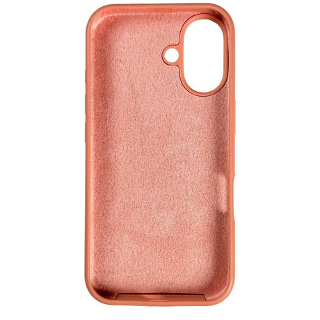 Nudient iPhone 16 Base Silikon Skal - Peach Orange