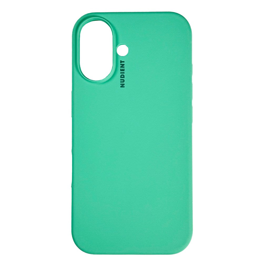 Nudient iPhone 16 Base Silikon Skal - Mint Green