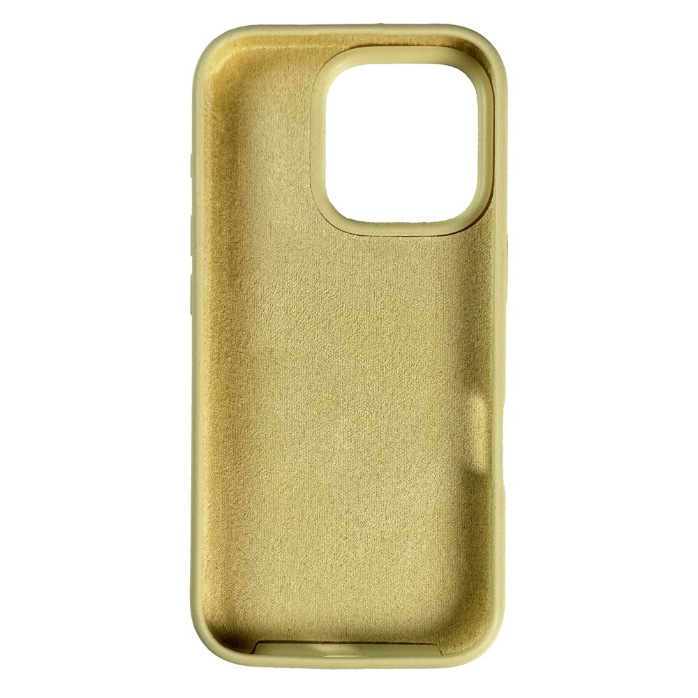 Nudient iPhone 16 Pro Base Silikon Skal - Pale Yellow