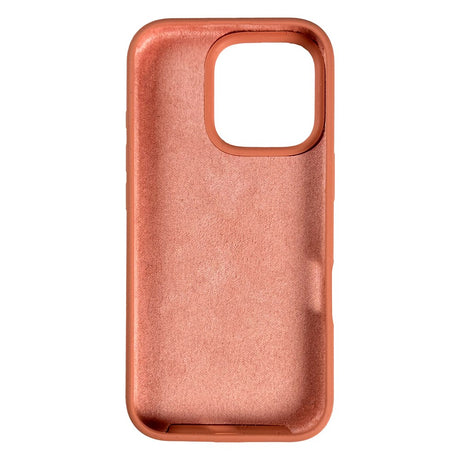 Nudient iPhone 16 Pro Base Silikon Skal - Peach Orange