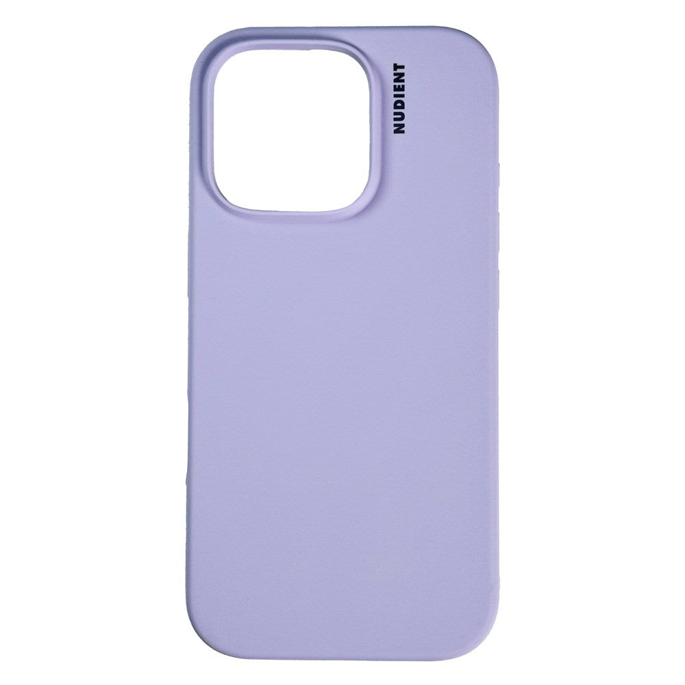 Nudient iPhone 16 Pro Base Silikon Skal - Soft Purple