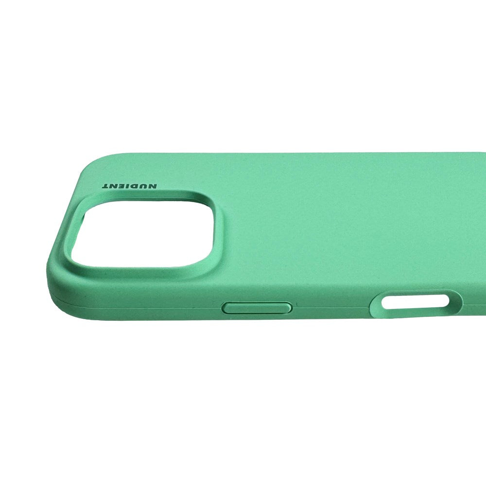 Nudient iPhone 16 Pro Base Silikon Skal - Mint Green