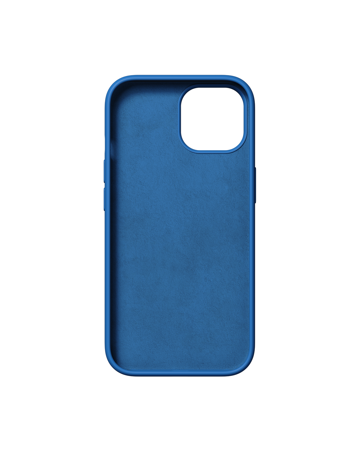Nudient iPhone 15 Base Silikon Skal - Vibrant Blue