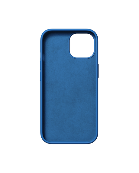 Nudient iPhone 15 Base Silikon Skal - Vibrant Blue