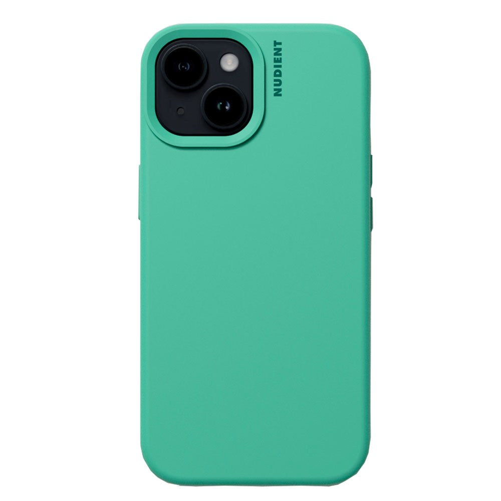 Nudient iPhone 15 Base Silikon Skal - Mintgreen