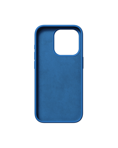 Nudient iPhone 15 Pro Base Silikon Skal - Vibrant Blue