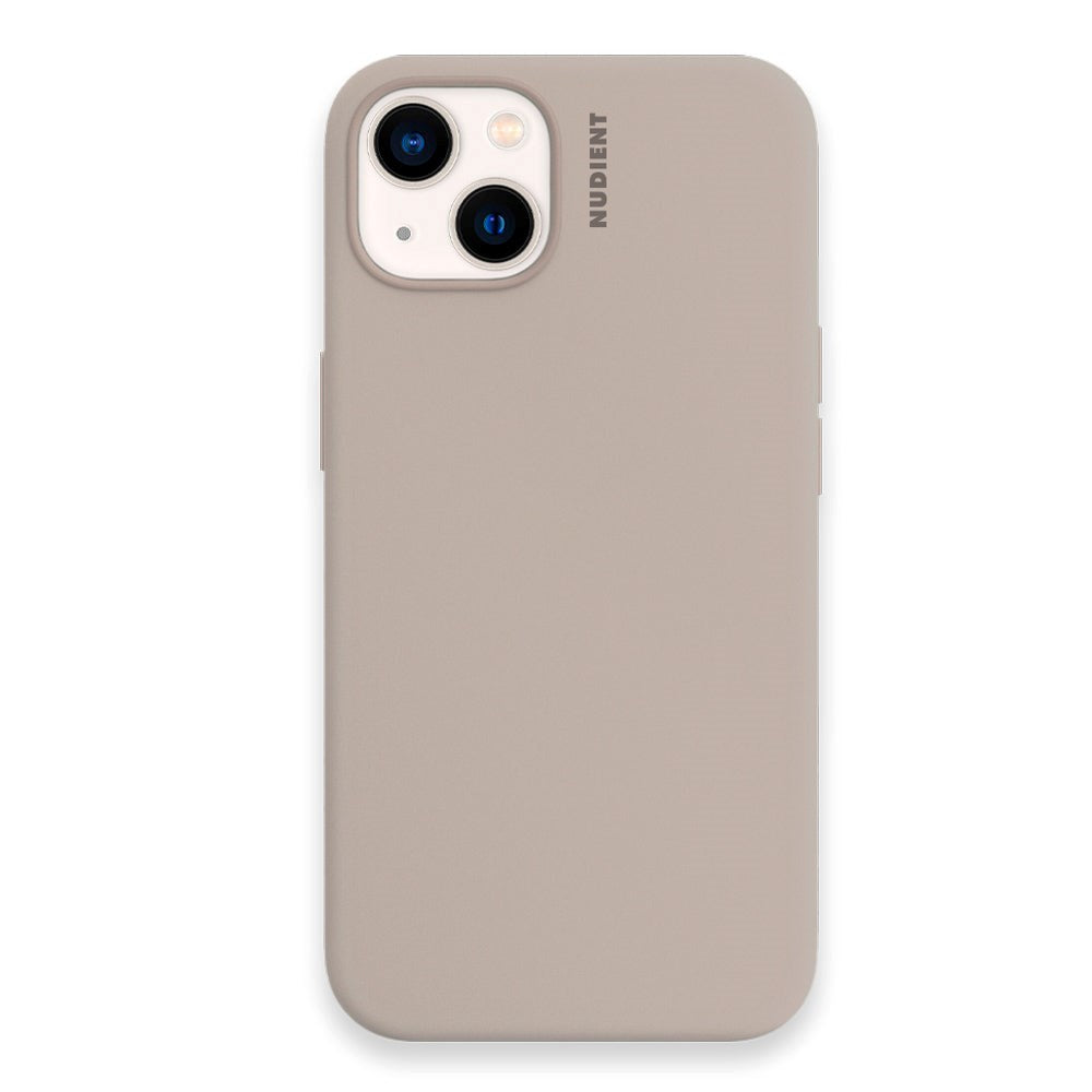 Nudient iPhone 13 Base Silikon Skal - Stone Beige