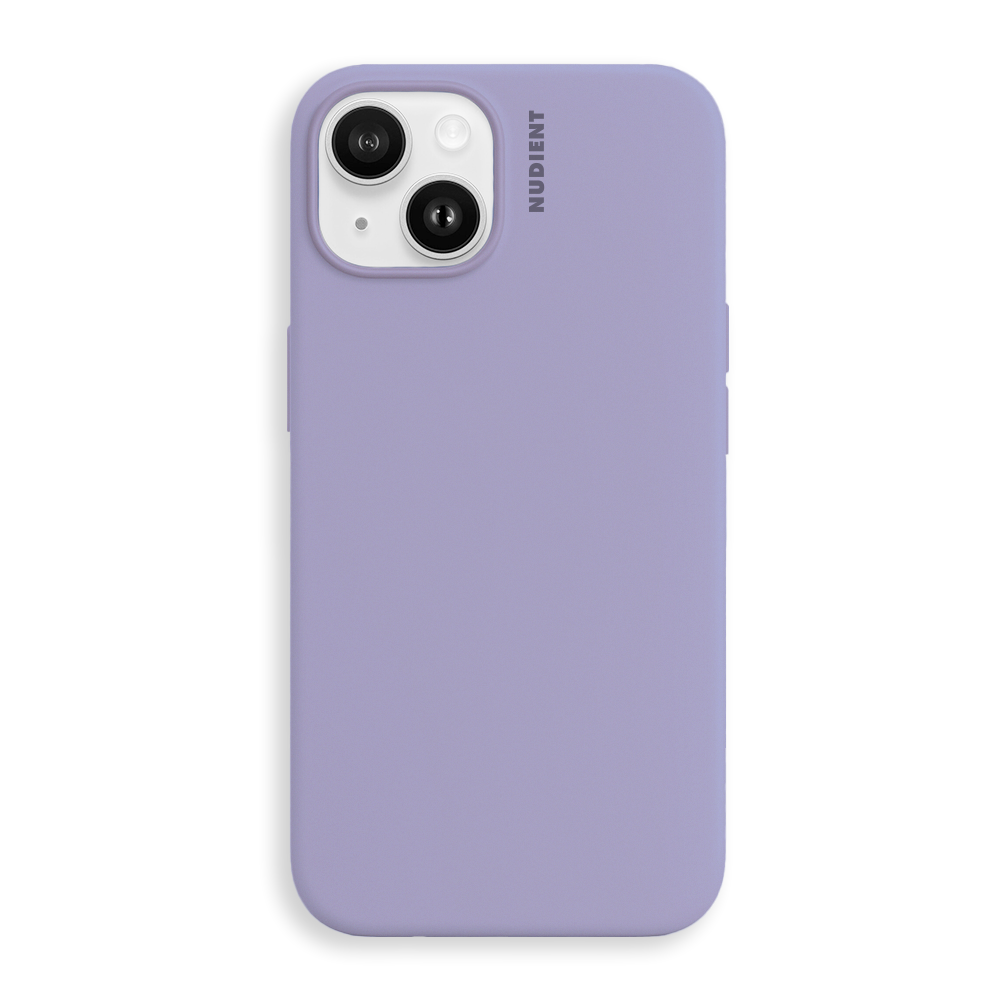 Nudient iPhone 14 Base Silikon Skal - Soft Purple