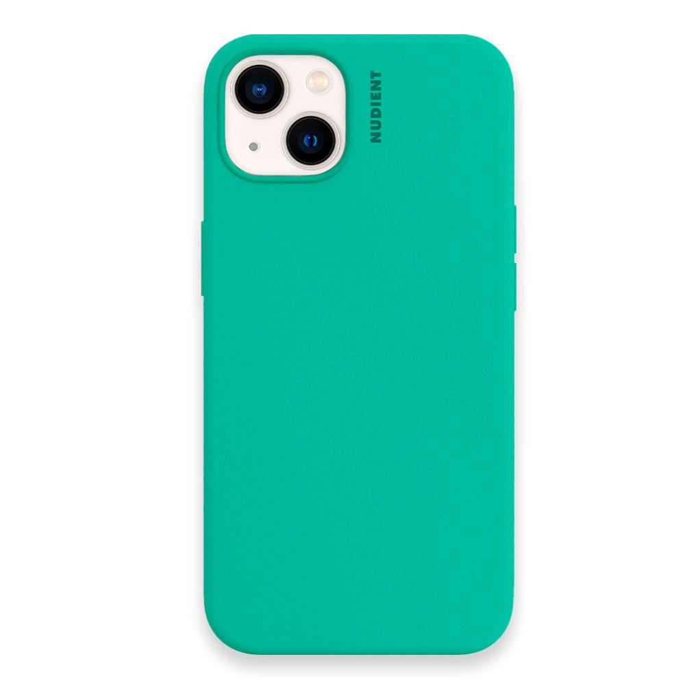 Nudient iPhone 13 Base Silikon Skal - Mint Green