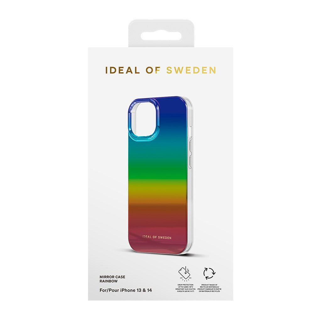 iPhone 14 / 13 iDeal Of Sweden Mirror Skal - Rainbow