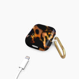 iDeal of Sweden AirPods (1. & 2. Gen.) Clear Case med Karbinhake - Tortoise