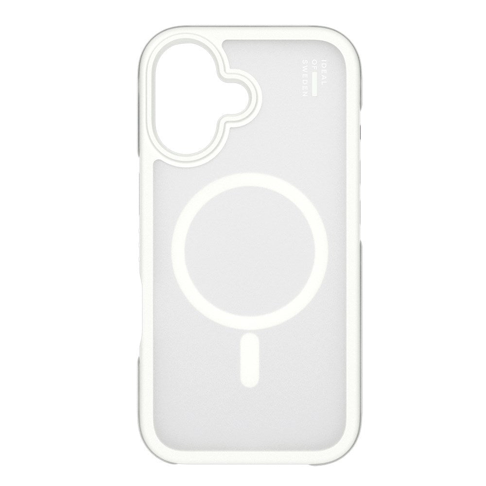 iPhone 16 iDeal Of Sweden Ideal Bumper Skal - MagSafe Kompatibel - Cloudy White