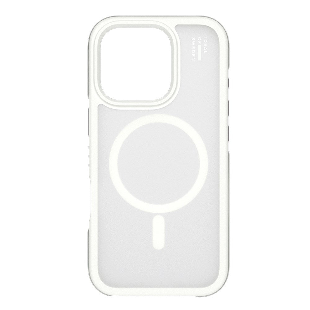 iPhone 16 Pro iDeal Of Sweden Ideal Bumper Skal - MagSafe Kompatibel - Cloudy White