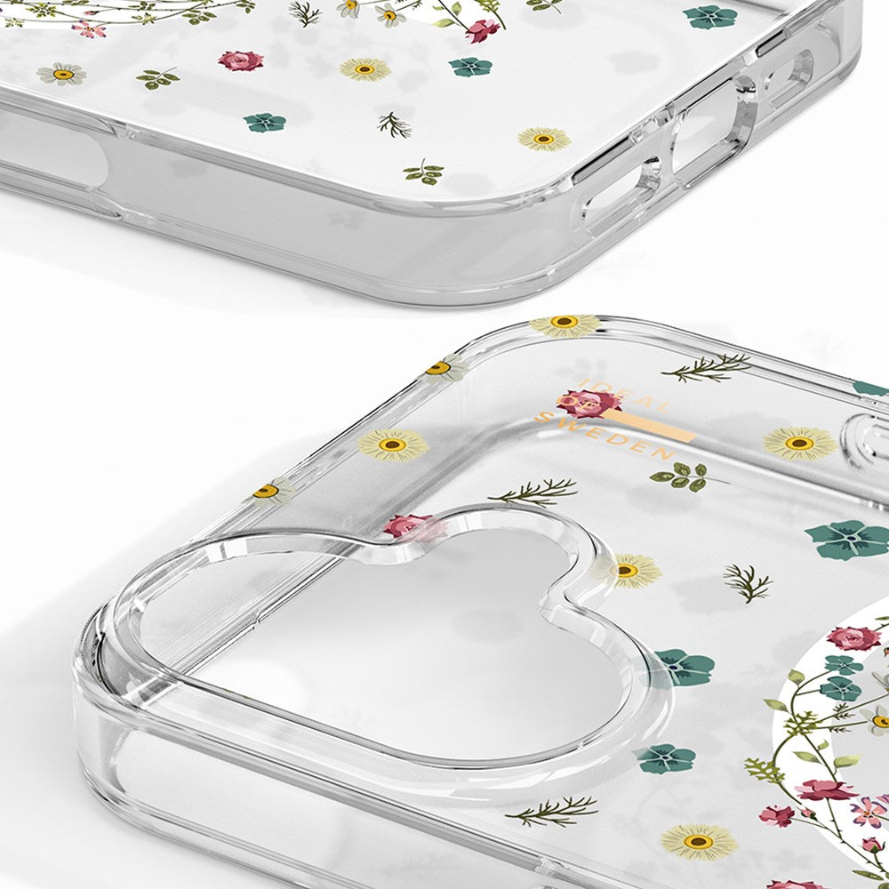 iPhone 16 iDeal Of Sweden Clear Skal - MagSafe Kompatibel - Petite Floral