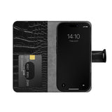 iPhone 16 iDeal Of Sweden Magnet Wallet+ Plånboksfodral - Croco