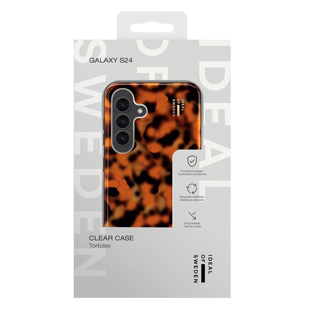 Samsung Galaxy S24 iDeal Of Sweden Clear Skal - Tortoise