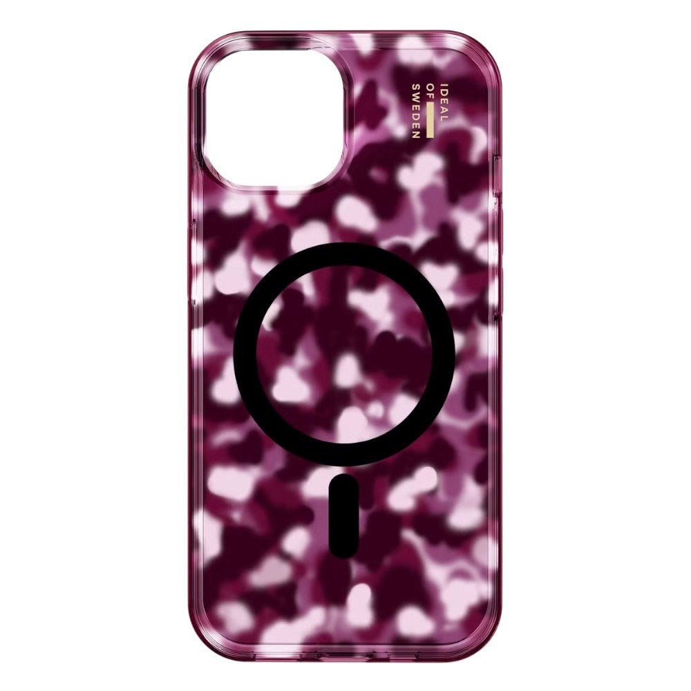 iPhone 17e / 16e / 15 / 14 / 13 iDeal Of Sweden Clear Skal - MagSafe Kompatibel - Cherry Crush