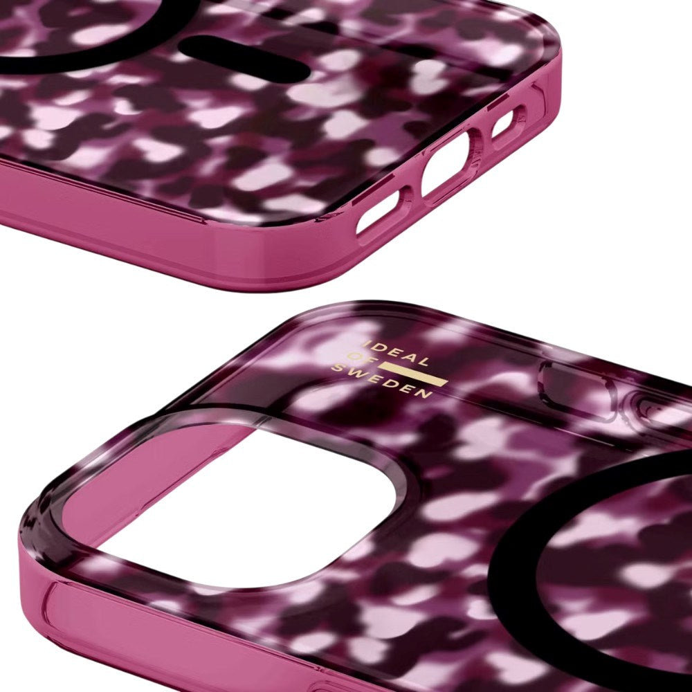iPhone 17e / 16e / 15 / 14 / 13 iDeal Of Sweden Clear Skal - MagSafe Kompatibel - Cherry Crush