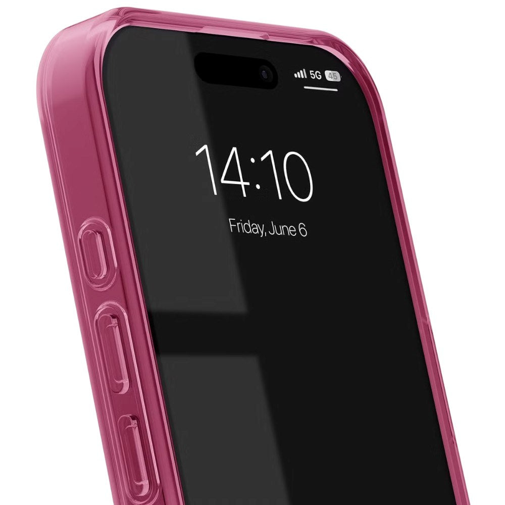 iPhone 16 Pro iDeal Of Sweden Clear Skal - MagSafe Kompatibel - Cherry Crush