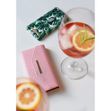 iPhone X / XS iDeal of Sweden Mayfair Clutch och Fodral saffiano - Rosa