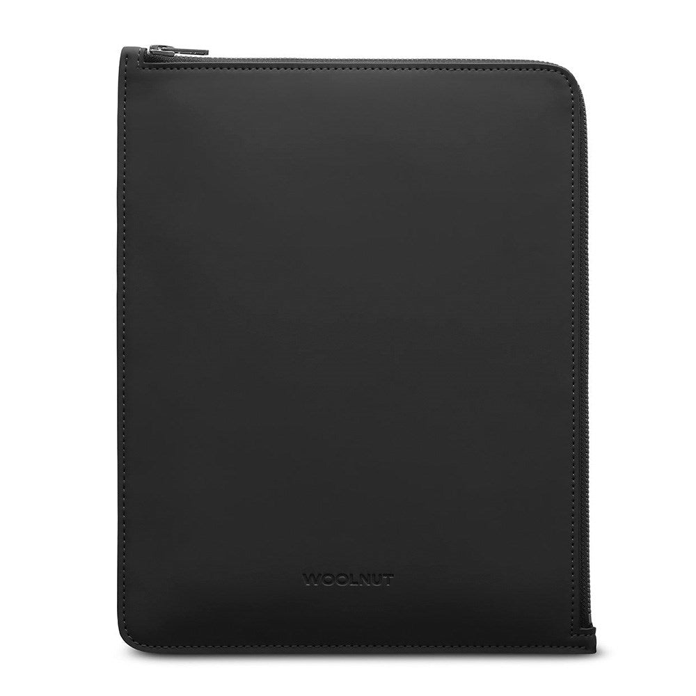 Woolnut PU Konstläder Folio Sleeve för iPad / Surfplatta (295 x 230mm) - Svart